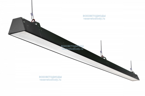 Светильник РИТЕЙЛ VS301 40W-4000Lm 5000-5500К ОПАЛ IP40 с БАП (vsesv) на 1 час чёрный