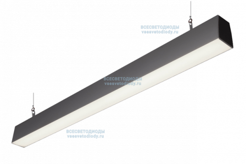 Светильник КРИСТАЛЛ VS351 37W-4050Lm 5000-5500К ПРОЗРАЧНЫЙ IP44 с БАП (vsesv) на 3 часа