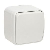 Выключатель 1-кл. ОП Минск 10А IP20 бел. Basic EKF EGV10-021-10
