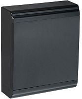 Корпус модульный навесной ЩРН-П-24 PRIME IP41 пластик. черн. IEK MKP13-N-01-24-41-K02