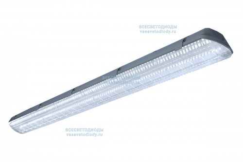 Cветильник АЙСБЕРГ VS102M 58W-7250Lm 5000-5500К ПРОЗРАЧНЫЙ IP65 с БАП (vsesv) на 3 часа