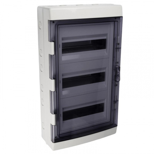 Бокс модульный накладной PDB/W 4036 GR (ЩРН-ПГ-36) IP65 пластик. JazzWay 5072169