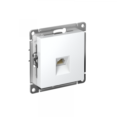 Розетка компьютерная AtlasDesign RJ45 кат.5E механизм лотос SE ATN001383