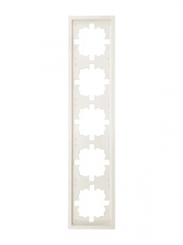 Рамка 5-м ZIMA горизонт. сл. кость LEZARD 704-9000-150
