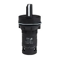 Переключатель 3 положения OptiSignal Compact D22 С7-S-320 черн. 2НО XB7ND33 КЭАЗ 362138