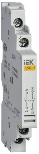 Контакт дополнительный 1НО+1НЗ ДК32-11 KARAT IEK DMS11D-AU11