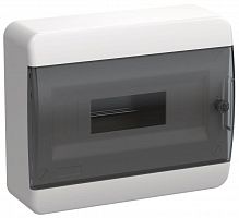 Корпус ЩРН-П-12 TEKFOR IP41 черн. прозр. дверь пластик. IEK TF5-KP12-N-12-41-K01-K03