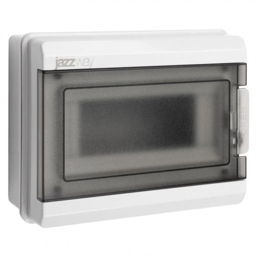 Бокс модульный накладной PDB/W 3008 GR (ЩРН-ПГ- 8) IP65 пластик. JazzWay 5071988