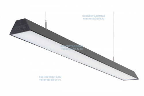 Светильник ТРЕЙД VS305 58W-5700Lm 5000-5500К ОПАЛ IP40 с БАП (vsesv) на 1 час чёрный
