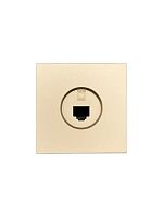 Розетка компьютерная 1-м СП ZIMA IP20 механизм зол. LEZARD 704-3688-140