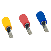 Наконечник штыревой плоский НШпИ OptiKit T-Shp-PVC-4.0-6.0 (уп.100шт) КЭАЗ 278023
