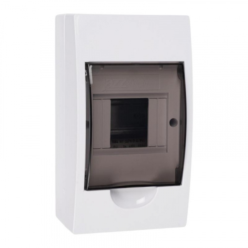 Бокс модульный накладной PDB/W 1004 WH (ЩРН-П- 4) IP41 пластик. JazzWay 5071643