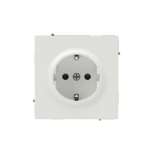 Розетка силовая KANT 2P+E защ. шторки бел. песок DKC 7010003