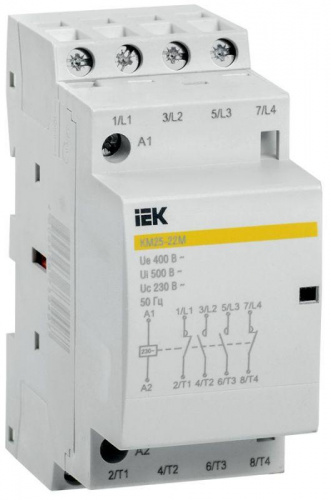 Контактор модульный КМ25-22М AC KARAT IEK MKK11-25-22