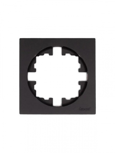 Рамка 1-м OSEN горизонт. квадрат черн. бархат LEZARD 743-4200-146