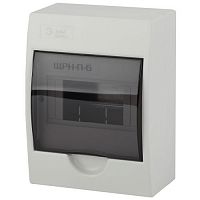 Бокс навесной ЩРН-П-6 6мод. IP41 пластик SIMPLE NO-box_simple-plastic_6_surface BOXS06 Эра Б0041522
