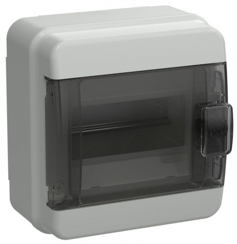 Корпус КМПн-6 TEKFOR IP65 черн. прозр. дверь пластик. IEK TF5-KP72-N-06-65-K03-K02