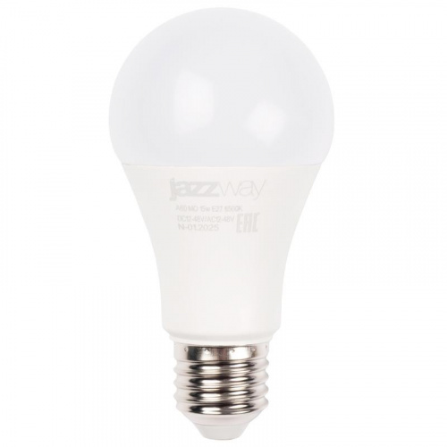 Лампа светодиодная низковольтная PLED-A60 MO 15Вт 6500К холод. бел. E27 12-48В AC/DC Pro JazzWay 5050594