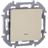 Выключатель 1-кл. Inspiria 10А IP20 250В 10AX с подсветкой/индикацией механизм сл. кость IEK 673611