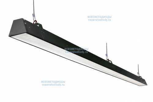 Светильник РИТЕЙЛ VS302 58W-5550Lm 4000-4500К ОПАЛ IP40 с БАП (aax.tech) на 3 часа чёрный