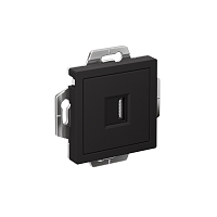 Розетка HDMI AtlasDesign механизм карбон SE ATN001080