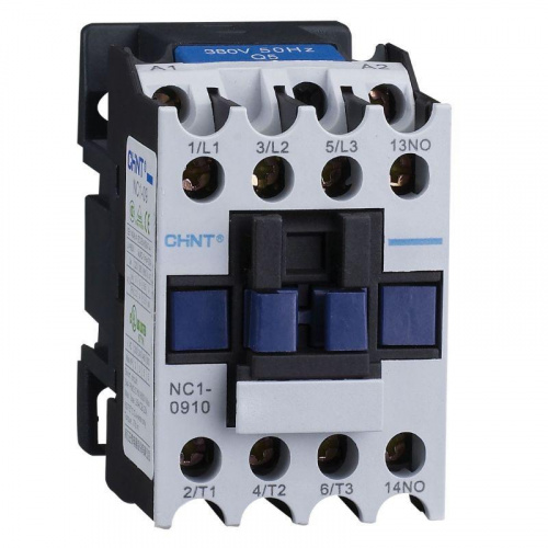 Контактор NC1-0901 9А кат. 230В AC 1НЗ AC-3 (R) CHINT 220800 Контактор NC1-0901 9А кат. 230В AC 1НЗ AC-3 (R) CHINT 220800