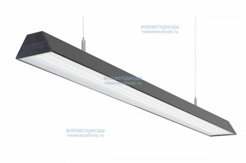 Светильник ТРЕЙД VS305 58W-6550Lm 6000-6500К МИКРОПРИЗМА IP40 с БАП (aax.tech) на 1 час чёрный
