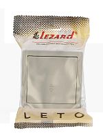 Выключатель проходной 1-кл. ОП LETO крем LEZARD 752-0300-105