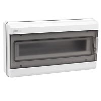 Бокс модульный накладной PDB/W 3018 GR (ЩРН-ПГ-18) IP65 пластик. JazzWay 5072022