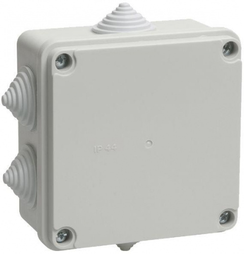 Коробка распаячная ОП 100х100х50 IP55 KM41234 IEK UKO11-100-100-050-K41-55 Коробка распаячная ОП 100х100х50 IP55 KM41234 IEK UKO11-100-100-050-K41-55