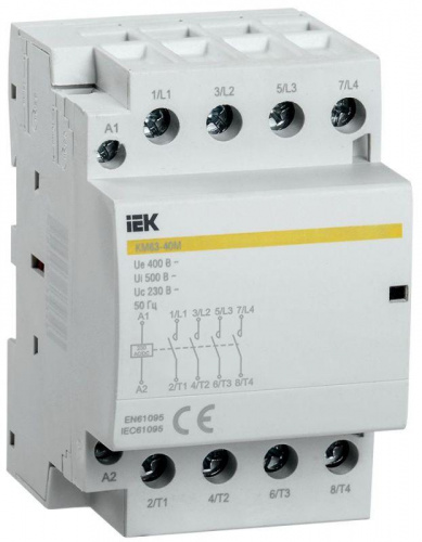 Контактор модульный КМ63-40М AC/DC KARAT IEK MKK21-63-40