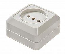 Розетка 1-м ОП Bolleto 7022 16А IP20 бел. ASD / IN HOME 4680005959785