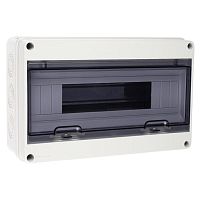 Бокс модульный накладной PDB/W 4015 GR (ЩРН-ПГ-15) IP65 пластик. JazzWay 5072107
