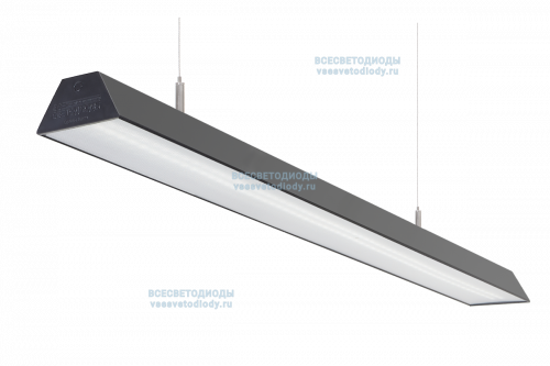 Светильник ТРЕЙД VS304 40W-4600Lm 4000-4500К МИКРОПРИЗМА IP40 с БАП (aax.tech) на 1 час чёрный